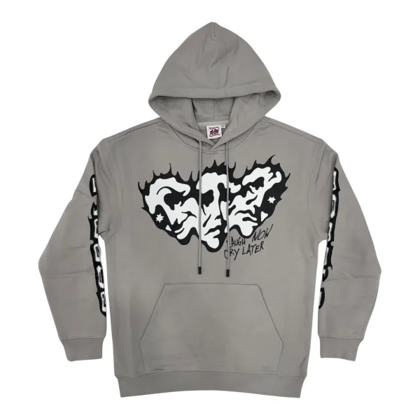 Split Face Pullover Hoodie